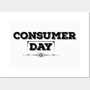 World Consumer Rights Day Black Posters and Art